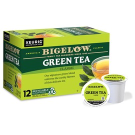 Bigelow Tea Green Tea Keurig K-Cup Pods, Caffeinated Tea Keurig Tea Pods, 12 Count (Pack of 6), 72 Total K-Cup Pods