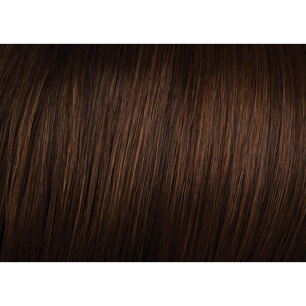 22" Length Curly Hair Extension Color R10 Chestnut - 1