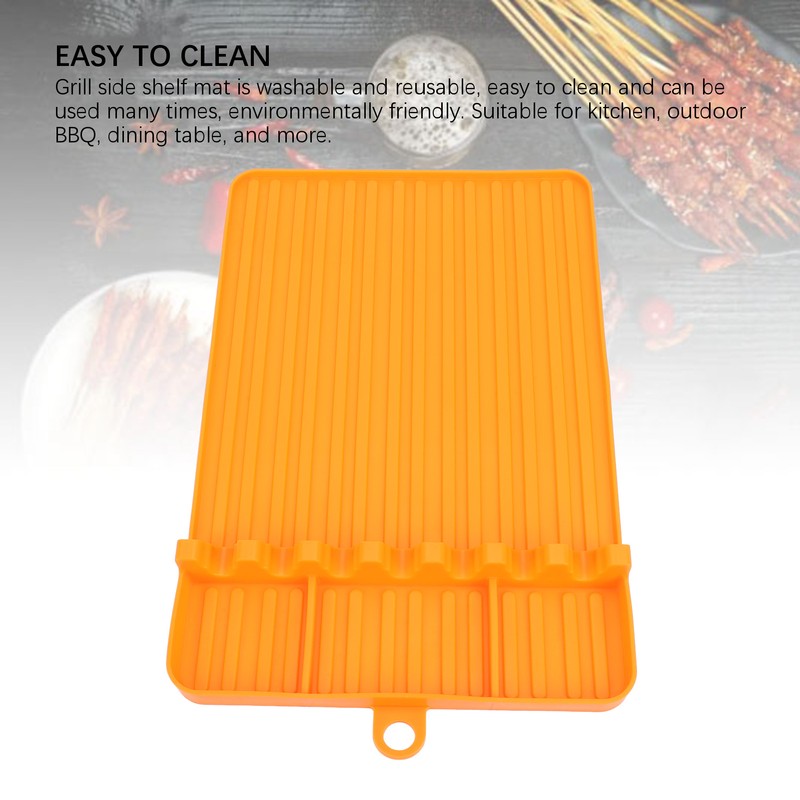 Silicone Griddle Tools Mat Heat Resistant Washable Reusable Soft Flexible