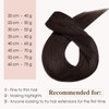 Tess Clip-In Real Hair Extensions, Remy Human Hair Extensions, 18