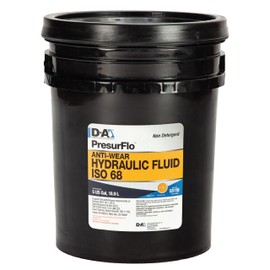 D-A LUBRICANT COMPANY 55118, Presurflo Hydraulic Fluid ISO 68, 5 Gallon