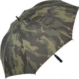 iX-brella Super Mini Pocket Umbrella with Large Roof 94 cm Camouflage, olive, Pocket umbrella hand opener