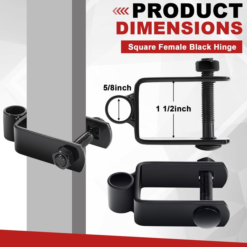 Hicarer Hicarer 4 Pcs 1 1/2" x 1 1/2" x
