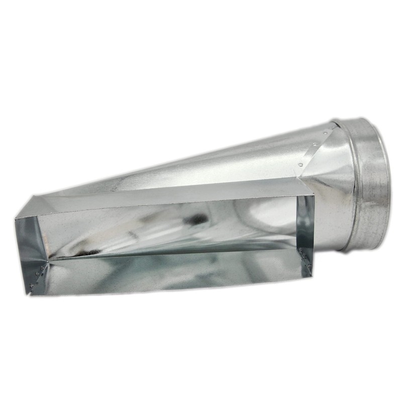 HVAC Premium Rectangular Duct End Boot | End Register Duct