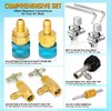 AC R134A R1234YF Refrigerant Recharge Hose Kit, AC R134a 1234yf