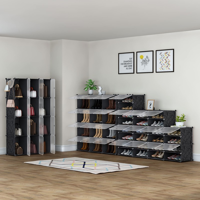 HOMIDEC Shoe Rack Organizer, 8 Tier Shoe Storage Cabinet 48