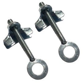 cyclingcolors 2x Bicycle Chain Tensioner M6 x 65 mm Steel with Nuts Diameter Axles 11.3 mm BMX Fixie