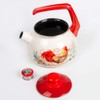 Whistling Tea Kettle Stovetop Rooster Enamelware Kettle 2.7-qt. (2.5 L)