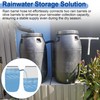 Rain Barrel Hose Connector Kit to Link Rain Water Collection