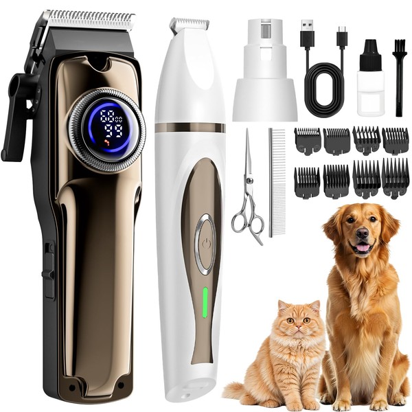 Dog Paw Trimmer with LED Lighting