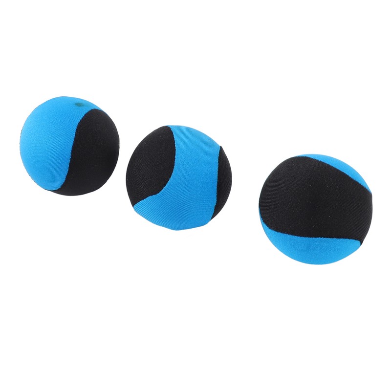 3Pcs Water Bouncing Balls Durable Rubber Water Skipping Balls Grip
