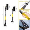HOONAO 36" Extendable Ice Scrapers for Car Windshield 360°Pivoting Snow