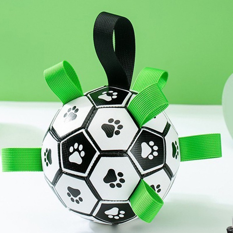 Dog Soccer Ball Toy Bite Resistant Inflatable Interactive Molar Pet