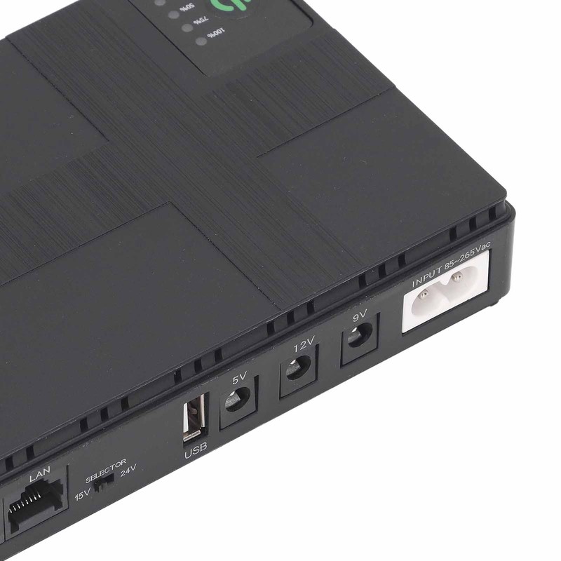 UPS Battery Backup 10400mAh 5V 9V 12V 2A POE 15V