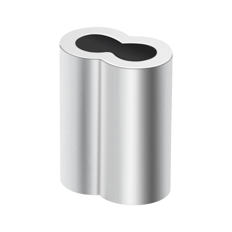 1/4'' (6 mm) Aluminum Crimping Loop Sleeves 30 pcs, Cable