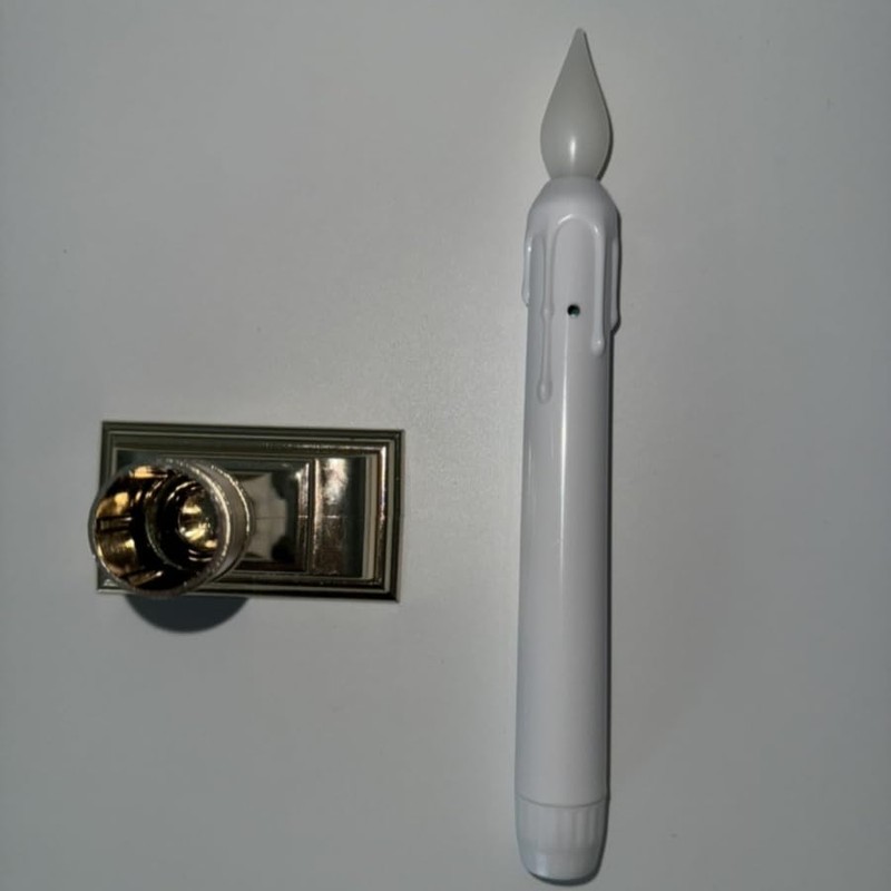 Meigic 6 Pcs Window Candles with Sensor Dusk to Dawn,