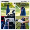 Stripebird - Magnetic Golf Towel (Blue) - Microfiber Golf Towel