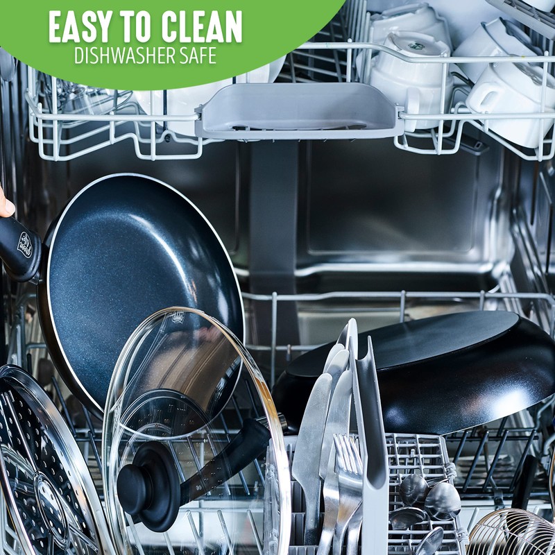 GreenLife Soft Grip Healthy Ceramic Nonstick 12 Piece Cookware Pots