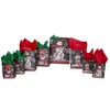 42-Pc, Chalkboard Snowmen Gift Bag Sets