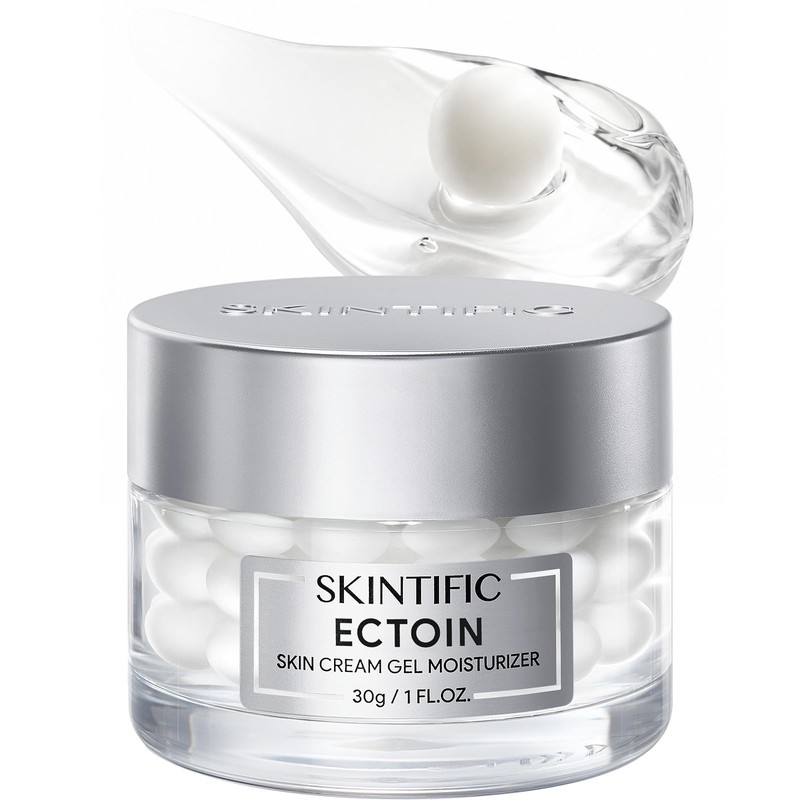 SKINTIFIC Ectoin Crema Hidratante en Gel para Piel Sensible, 30g,