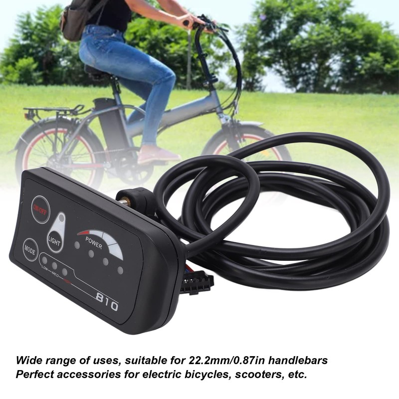 36V 48V S810 EBike LED Display, Electric Cycling Control Panel