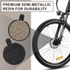 5 Pairs Bike Brake Pads, Low Noise Disc Brake Pads