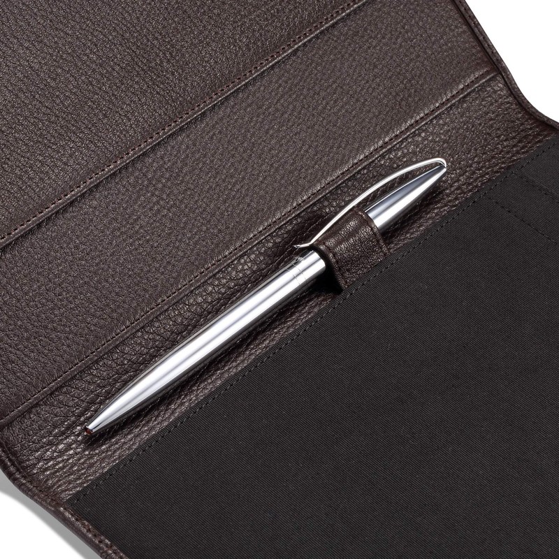 Leather Junior Padfolio for Men & Women with Pen Loop,