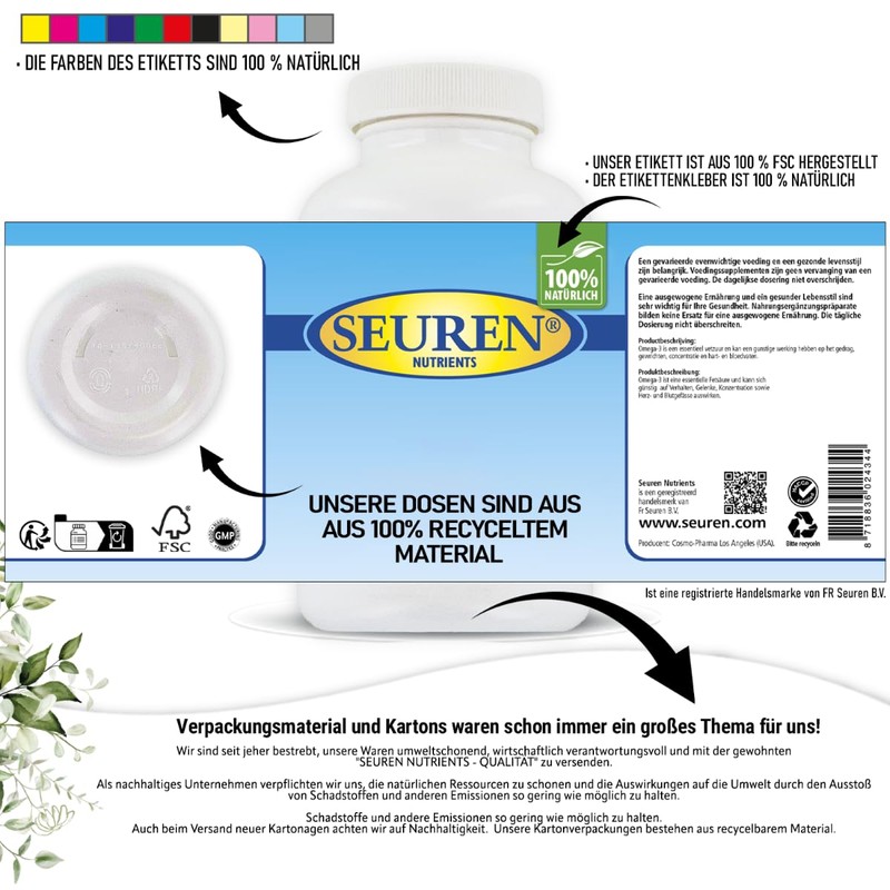 Seuren Nutrients Super Multi Compleet Multivitamins 240 Tablets Men &