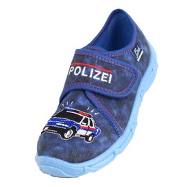 Beck Boys Police Low Slippers, blue