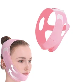 ZWWOGE V-Linienmaske,Gesichtslifting-Bandag,V shape face für Doppelkinn und schlaffe Gesichtshaut,Face Tape Lifting Gesicht,Doppelkinn-Reduzierer Gesichtsverschlankendes Band Doppelkinn-Entferner