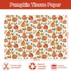 JarThenaAMCS 60 Sheet Fall Tissue Paper Pumpkin Leaves Floral Gift