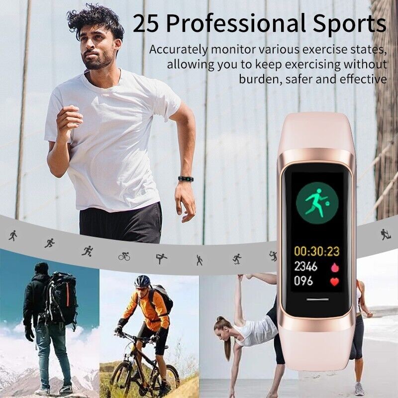 LIGE 2025 NEW Smart Watch Women Ladies Fitness Tracker Heart