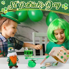 MM MEGIJAAKI 30 Pcs DIY Leprechaun Trap Kit St Patricks Day Craft Kits, How to Trap a Leprechaun Kit St. Patrick's Day Decorations Catch a Leprechaun Traps (30)