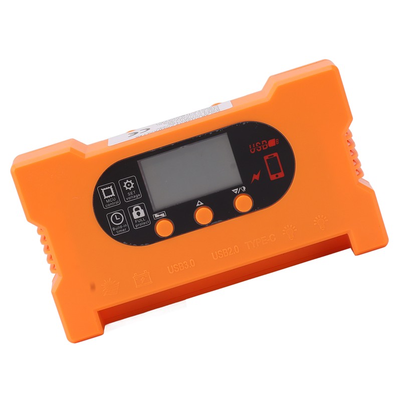 Solar Charge Controller Dual USB Type C Fast Charge Solar