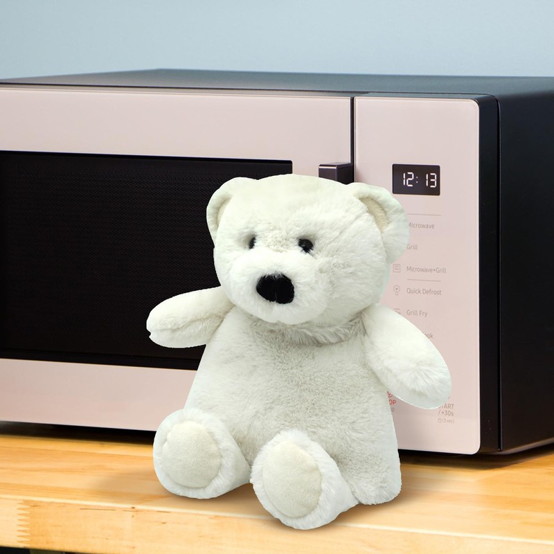 Daniel James Warm Hugs Microwaveable Plush Polar Bear - Heatable