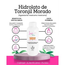 Hidrolato De Toronjil Morado