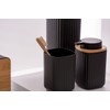 WENKO Rotello Toilet Brush Set Black