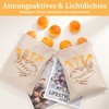 4 sacchetti per pane in lino, con coulisse, 30 x