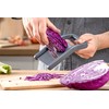 Fackelmann Compact Slicer, Vegetable Slicer with Stainless Steel Blade, Grater