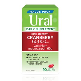Ural High Strength Cranberry 60000mg Cap X 90
