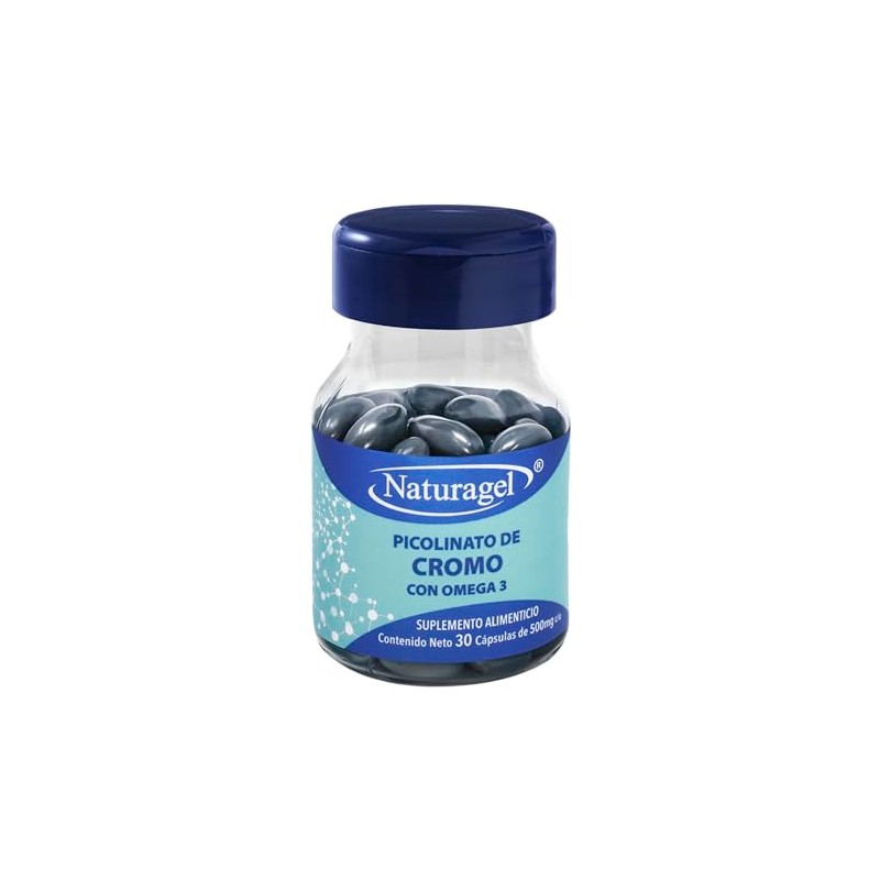 Cromo | Picolinato de Cromo con Omega 3 | 30