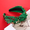 NVENF Christmas Headband for Women, Big Xmas Tree 3 -