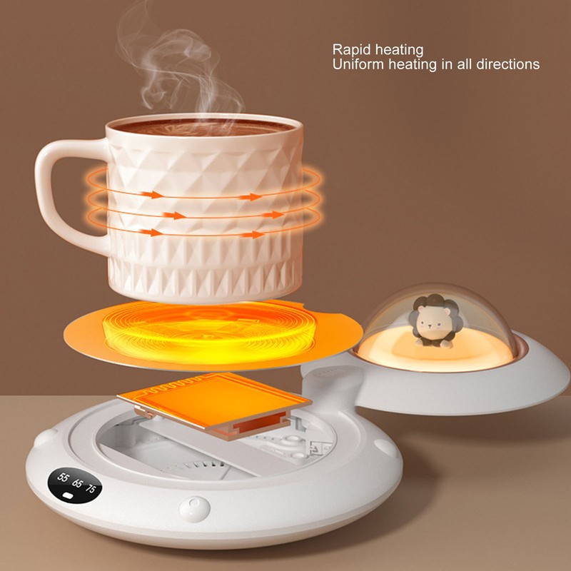 Coffee Cup Heater ‑ 20W Universal Cup Warmer Coaster 55℃