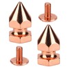 100 Sets Spiked Cone Spike Stud Rose Gold High Hardness