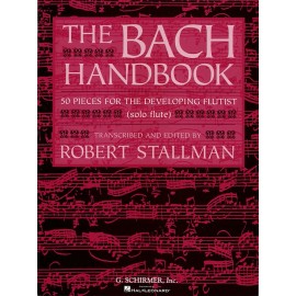 The Bach Handbook Solo Flute Sheet Music Book NEW 050483406