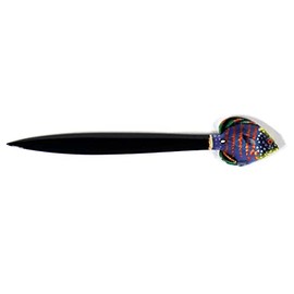 LX Hand Painted Purple Tropical Fish Letter Opener