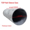 4 Pieces 1-5/8" X 6" Chain Link Fence Top Rail