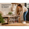 Large Clear Sneaker Display Box with Magnetic Front Door, Stackable
