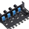 Fan Hub 12V 4pin 8 Channels 4 Knob Stable Precise