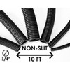 1/4" Wire Loom Non-Slit Polyethylene Corrugated Flexible Innerduct Conduit -